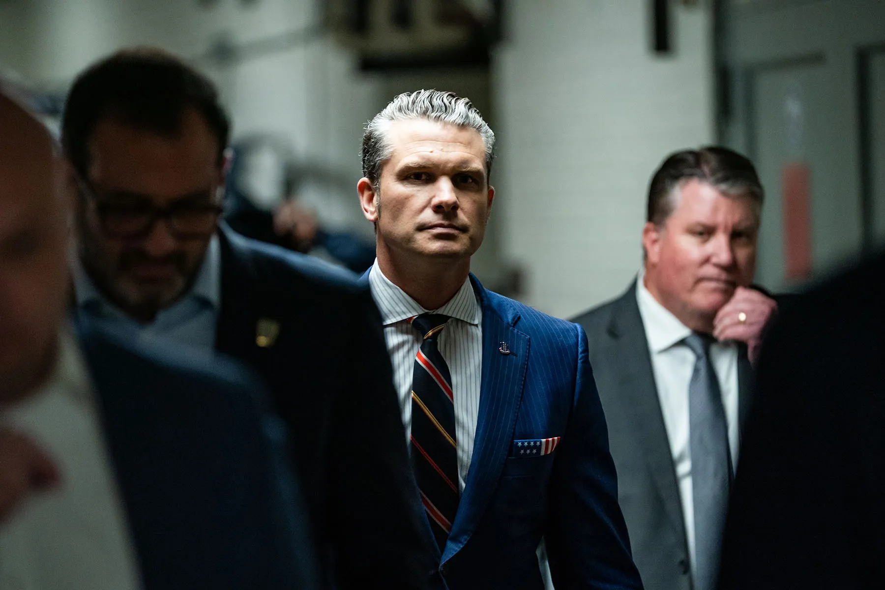 Pete Hegseth questioned on women in military in tense confirmation hearing interrupted by protests