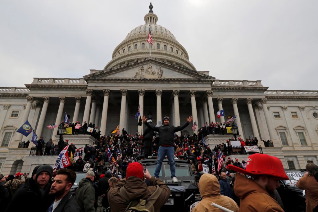 Leading Republicans wrongfooted by Trump’s sweeping January 6 pardons